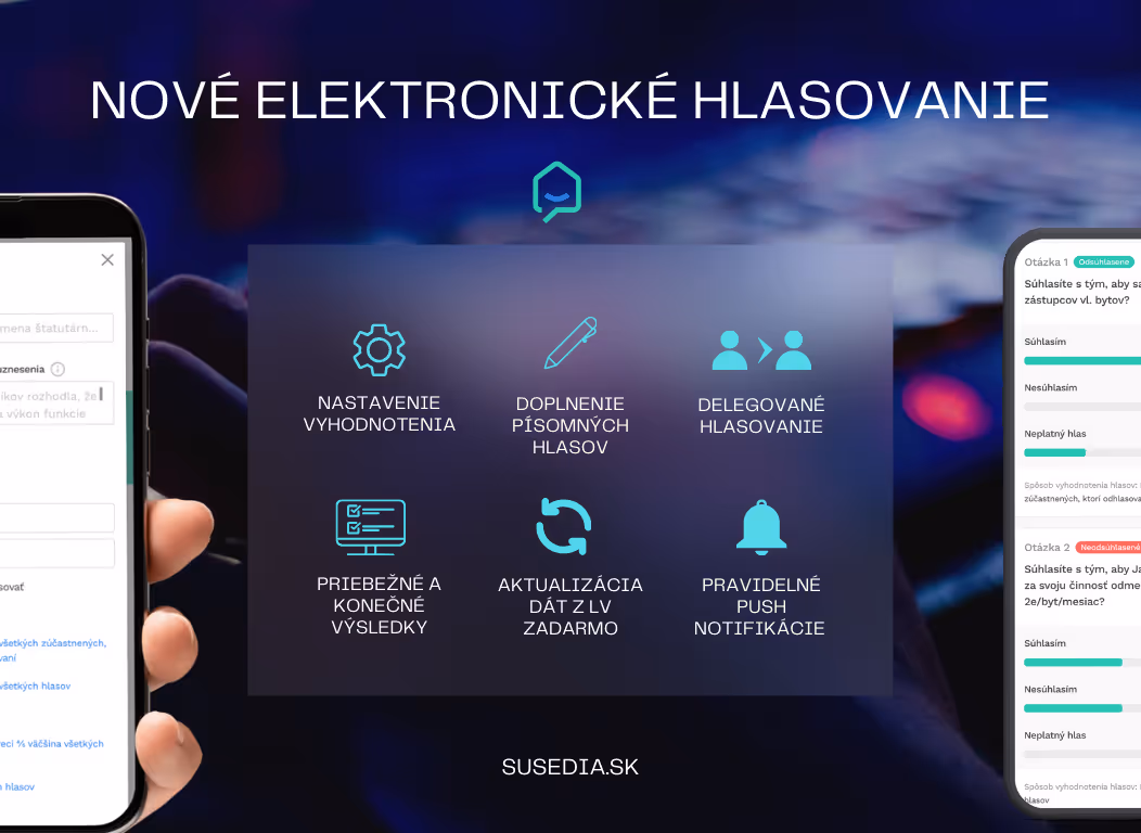 🏡 Novinky v elektronickom hlasovaní podľa novej legislatívy!