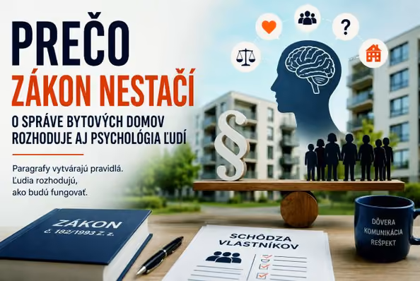 Prečo zákon nestačí? Lebo konfirmačné skreslenie...