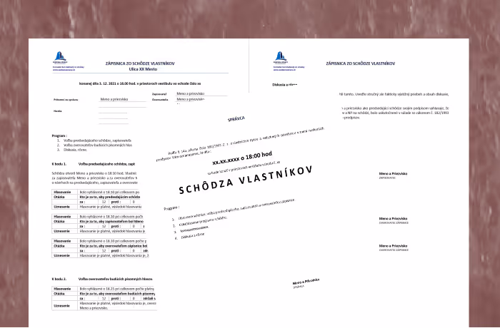 Ako platne zvolať schôdzu a zvládnuť zápisnicu?