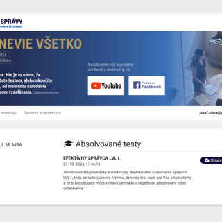 TESTUJTE BEZPLATNE SVOJE VEDOMOSTI A VZDELÁVAJTE SA