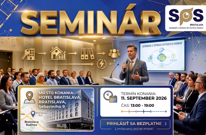 BEZPLATNÝ ODBORNÝ SEMINÁR V BRATISLAVE 11.9.2026